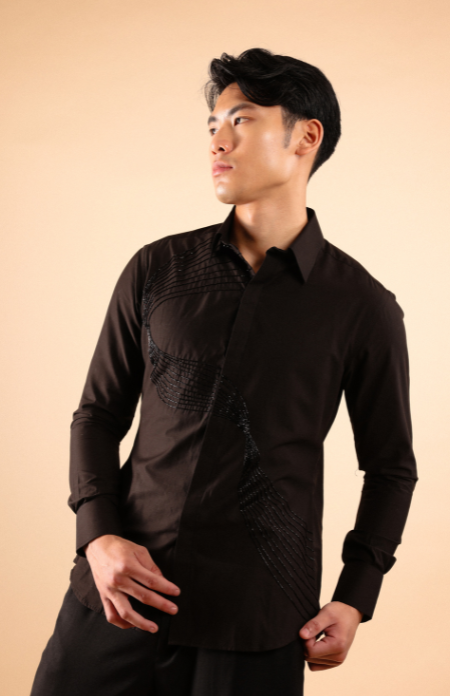 Dessert Twist Shirt in Midnight