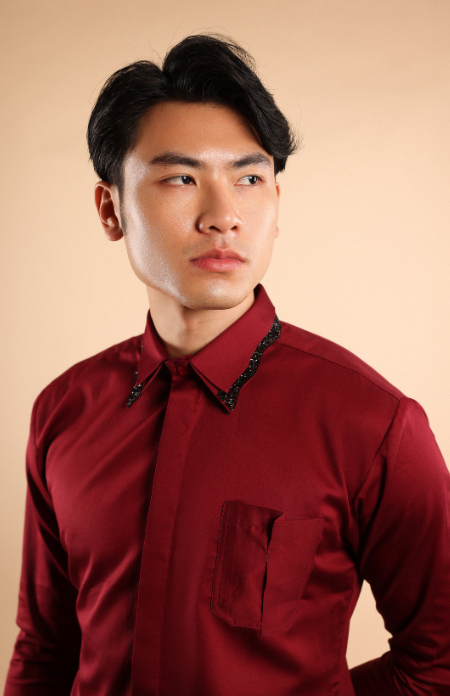 Classic Twin Shirt in Sangria