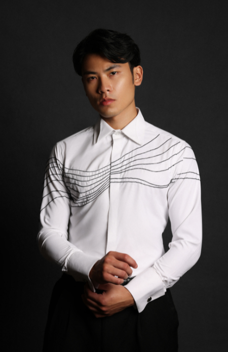 Linescape Shirt in Frost